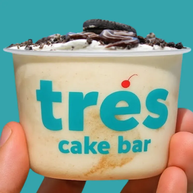 Oreo tres leches cup